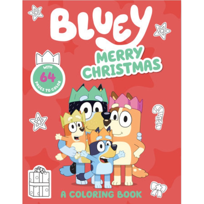 Bluey: Merry Christmas! A Coloring Book